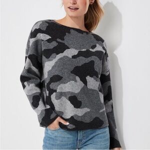 Vineyard Vines Camo Boatneck Sweater